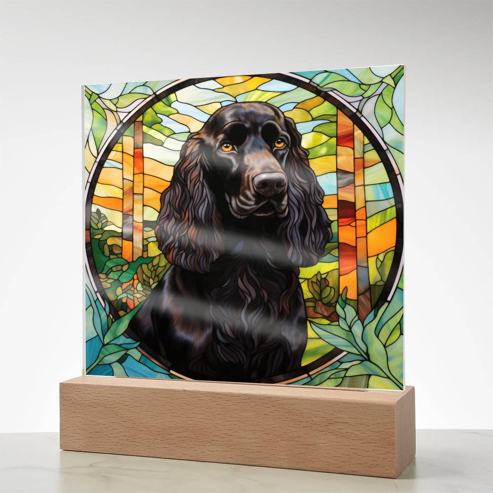 Black Cocker Spaniel Plaque