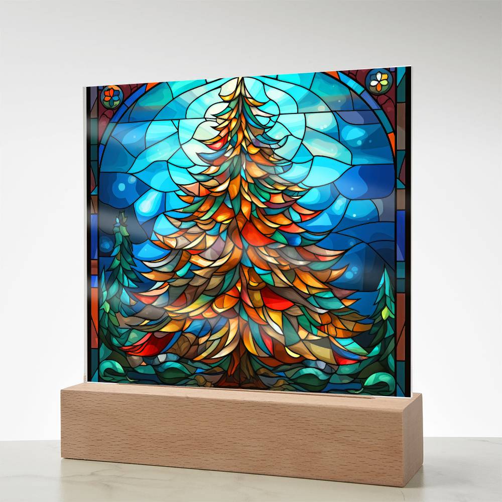 Christmas Tree Acrylic Plaque