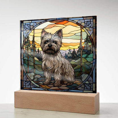 Cairn Terrier Square Acrylic Plaque