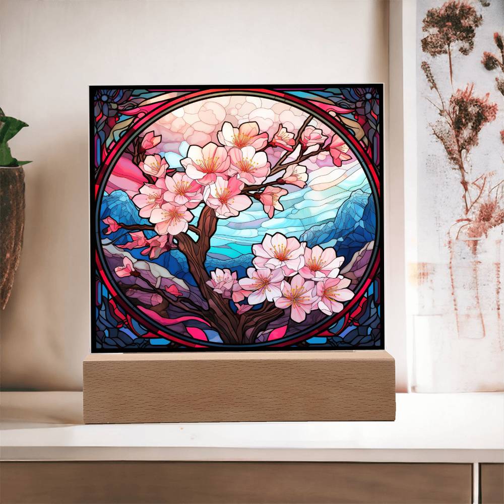 Cherry Blossom Tree Plaque