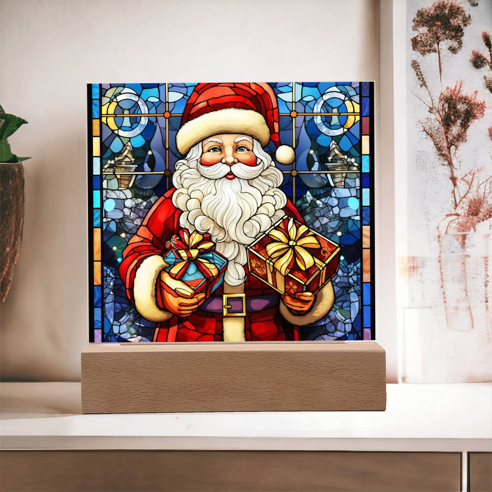 Christmas Santa Plaque Nightlight