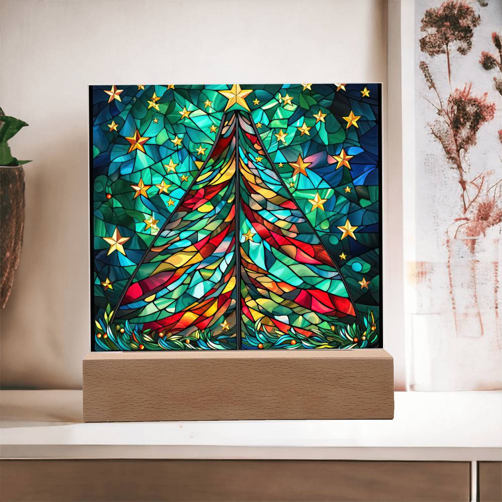 Christmas Tree Plaque Nightlight