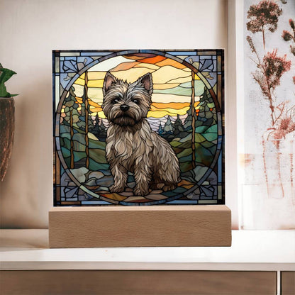 Cairn Terrier Square Acrylic Plaque