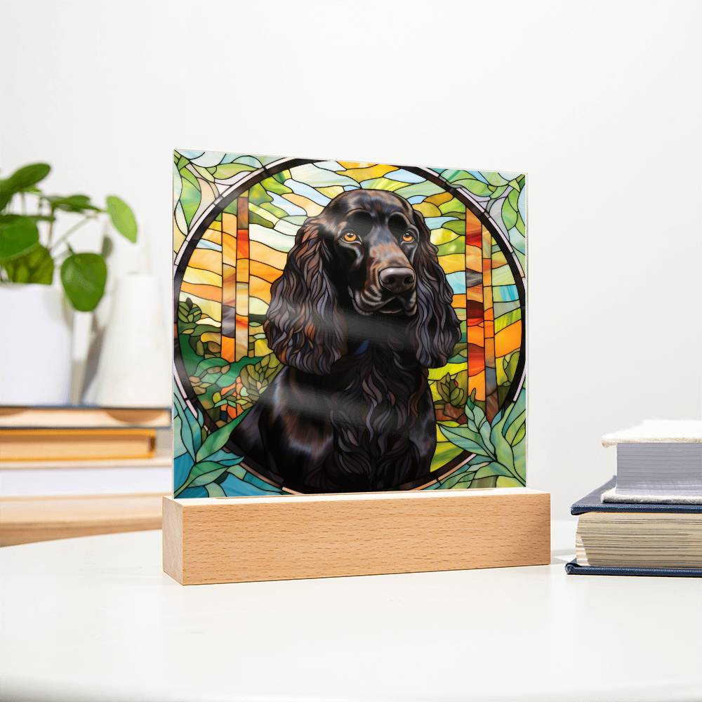 Black Cocker Spaniel Plaque