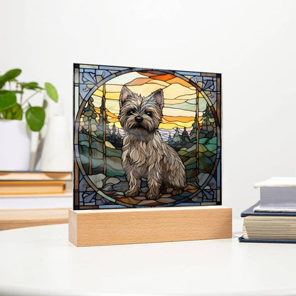 Cairn Terrier Square Acrylic Plaque