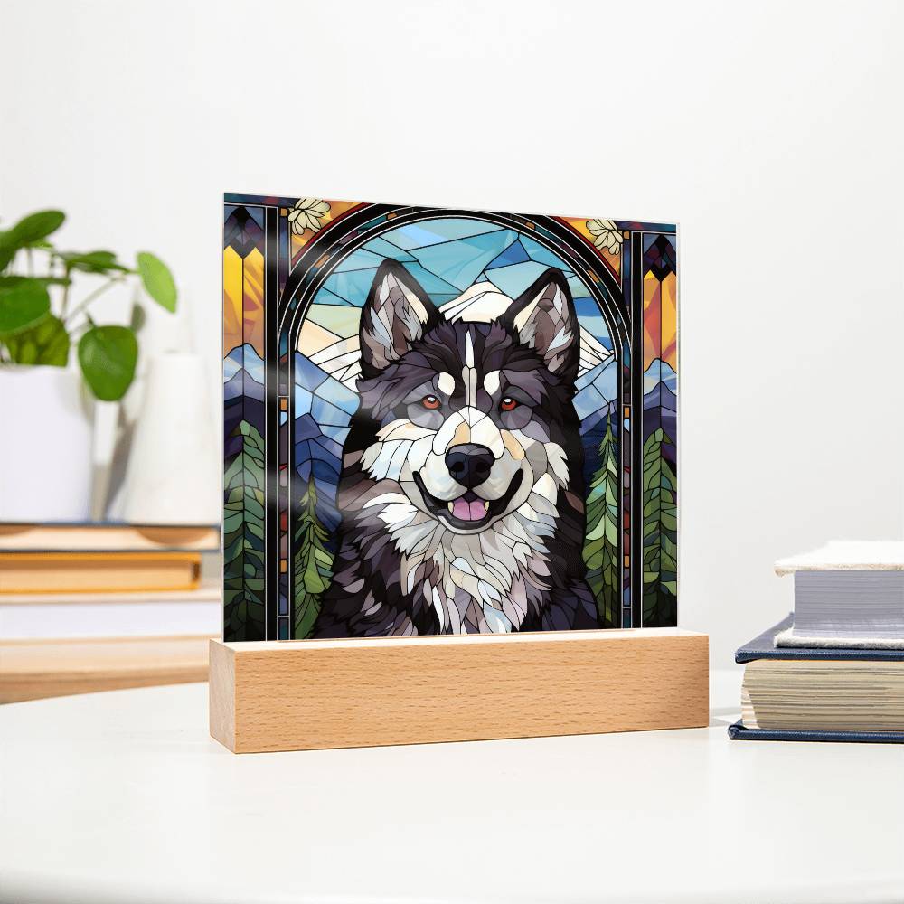 Alaskan Malamute Dog Plaque