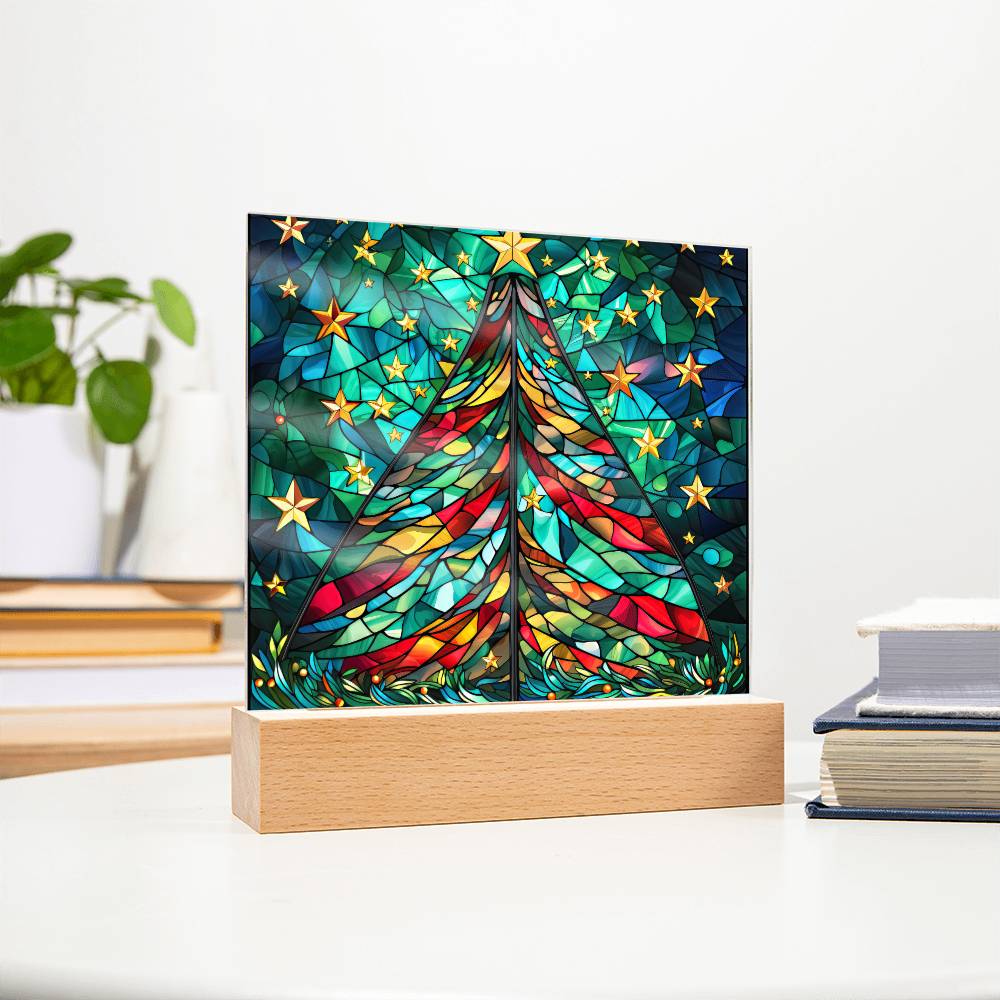 Christmas Tree Plaque Nightlight