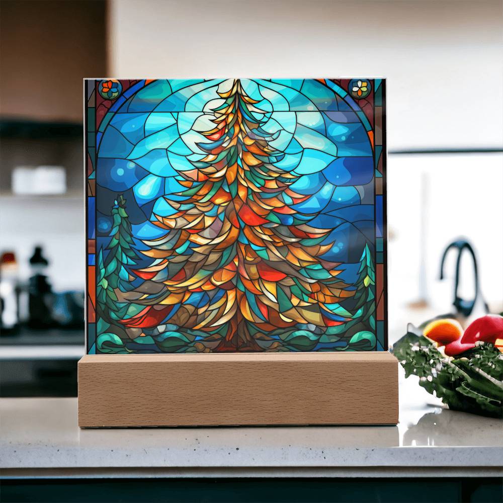 Christmas Tree Acrylic Plaque