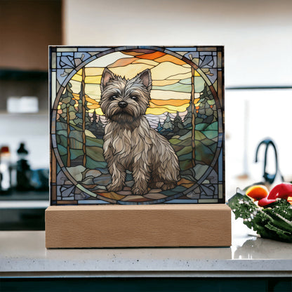 Cairn Terrier Square Acrylic Plaque