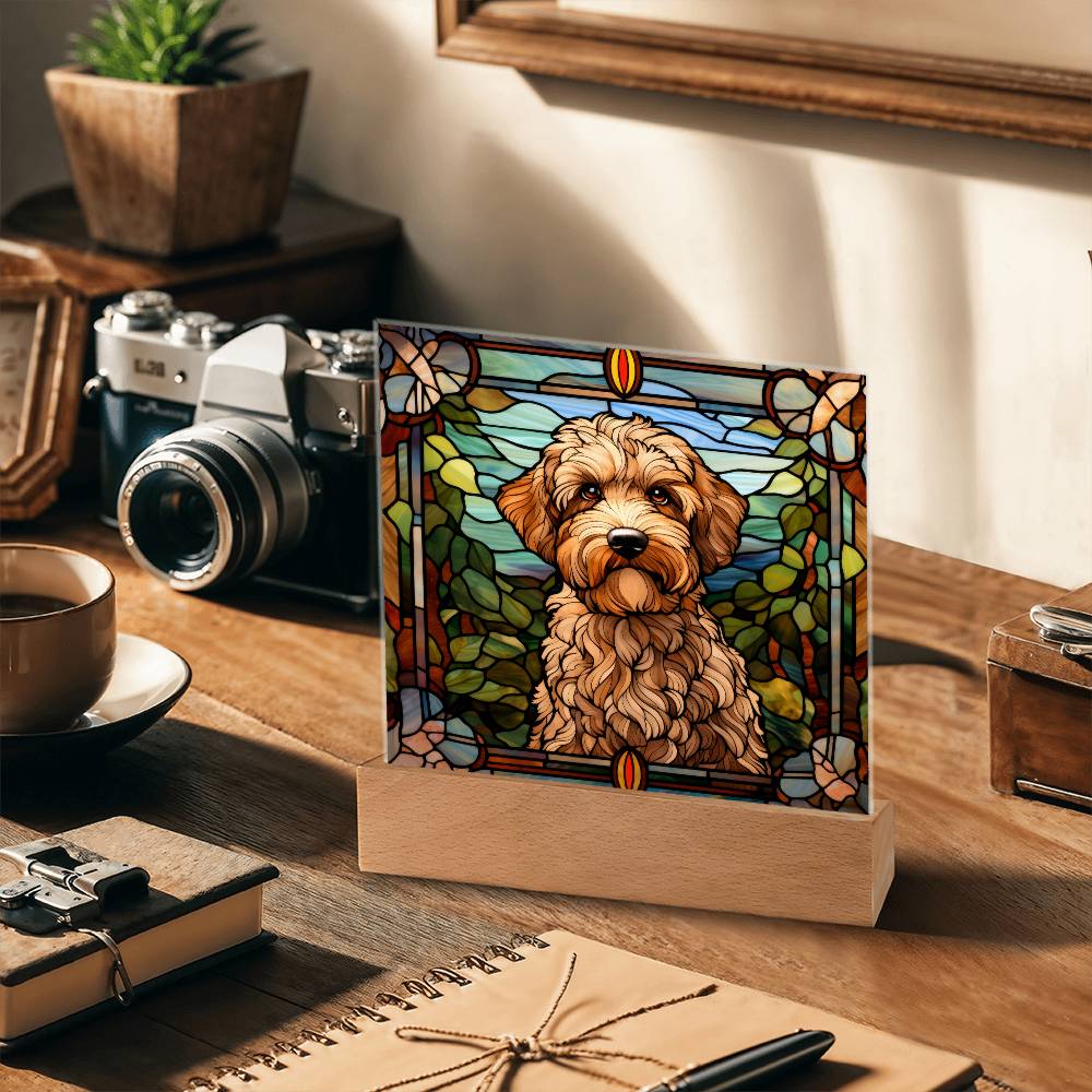 Labradoodle Acrylic Plaque