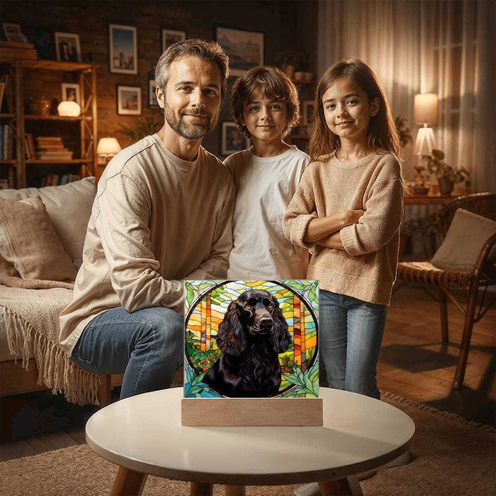 Black Cocker Spaniel Plaque