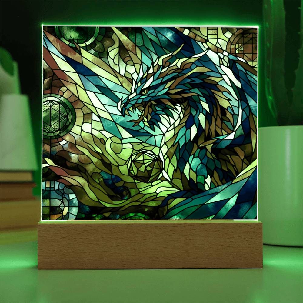 Dice Game Dragon Acrylic Plaque