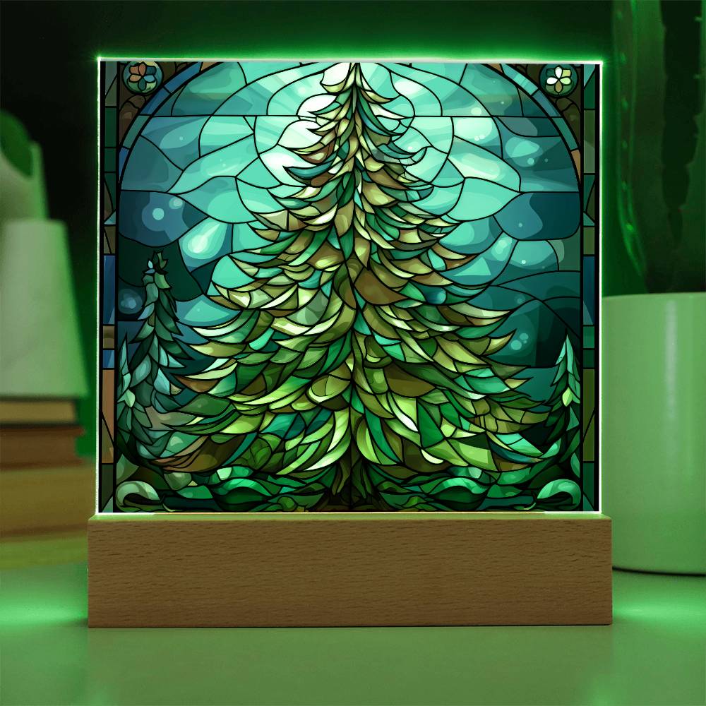 Christmas Tree Acrylic Plaque