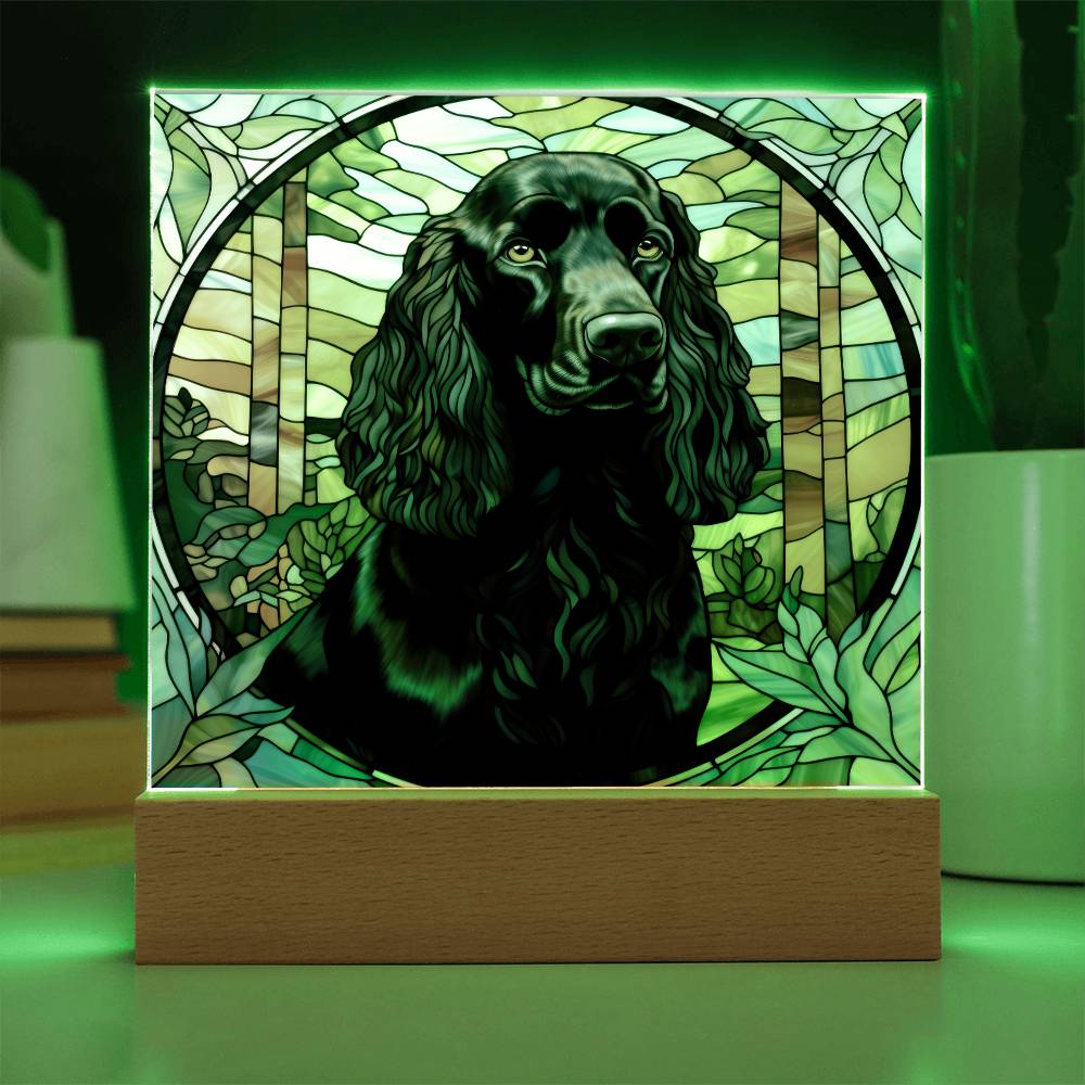 Black Cocker Spaniel Plaque