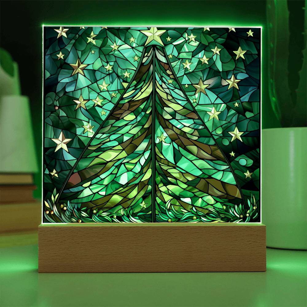 Christmas Tree Plaque Nightlight