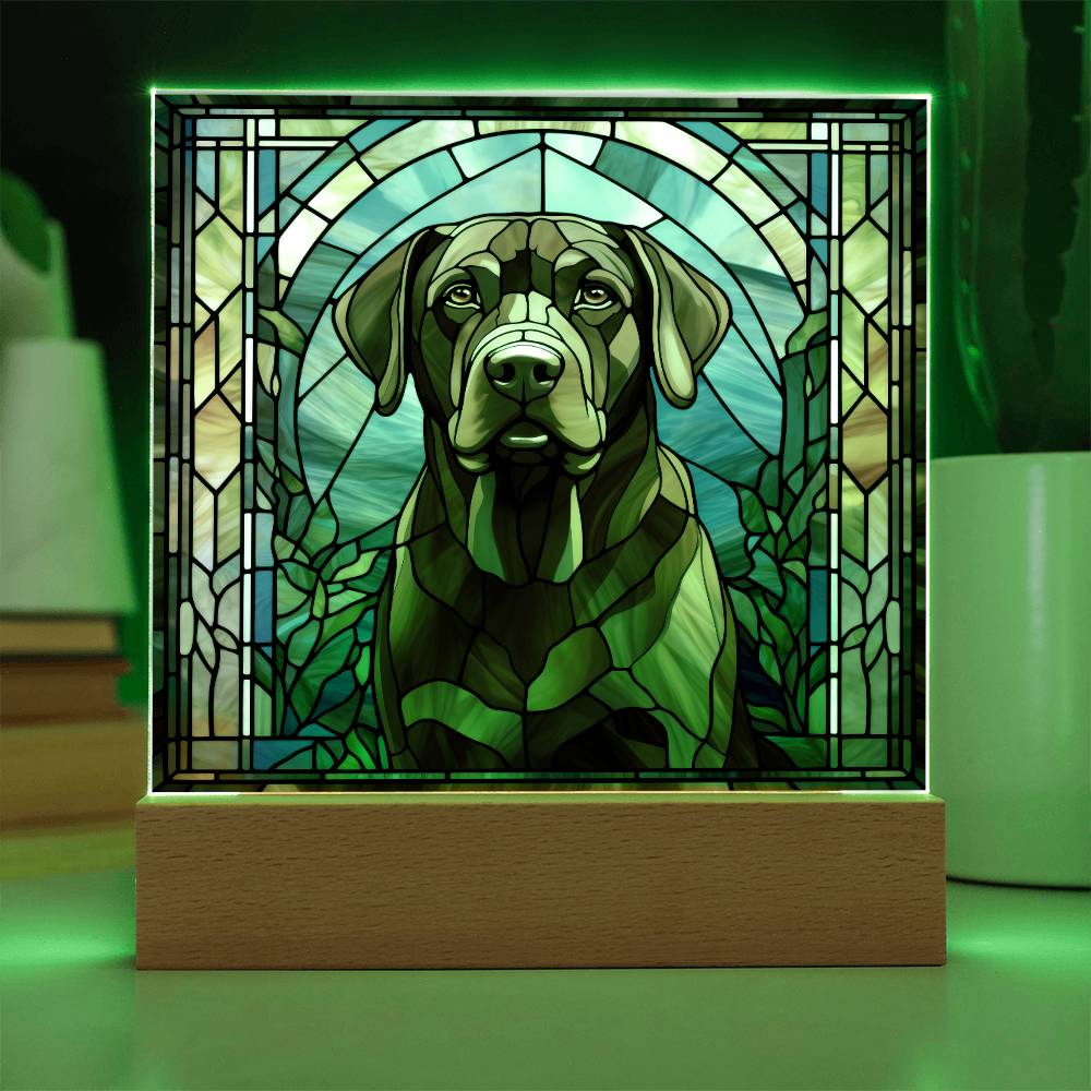 Chocolate Labrador Retriever Plaque