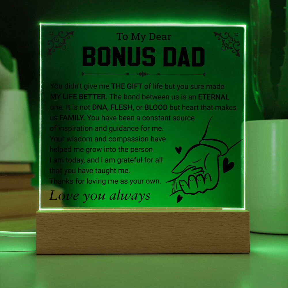 Bonus Dad Acrylic Plaque