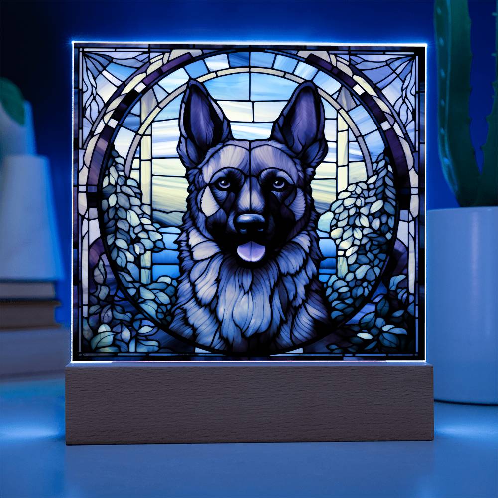 Brown Belgian Shepherd Plaque