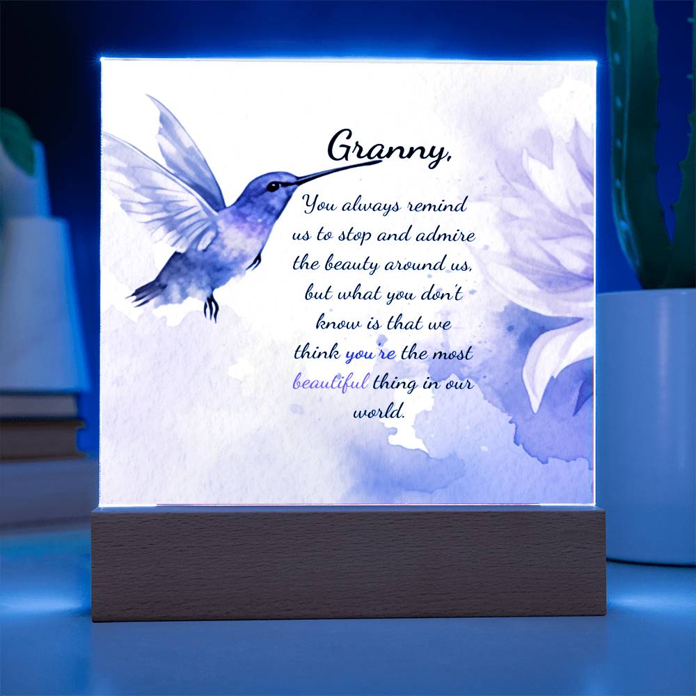 Granny Acrylic Plaque for Mother's Day, Birthday, Christmas Gift