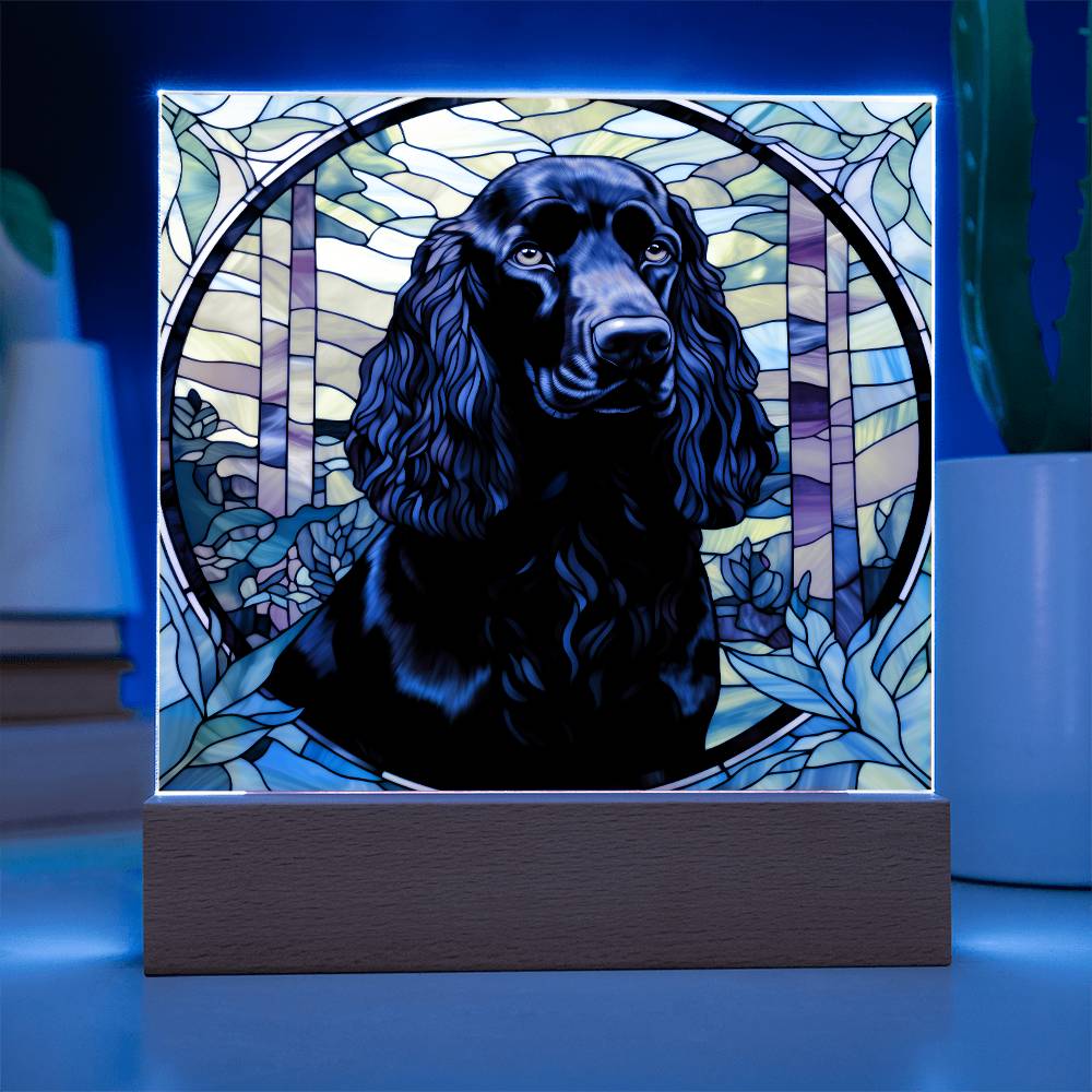 Black Cocker Spaniel Plaque