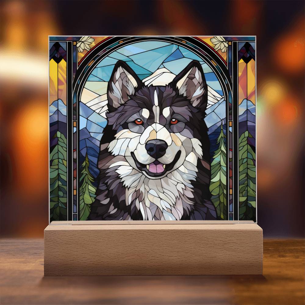 Alaskan Malamute Dog Plaque