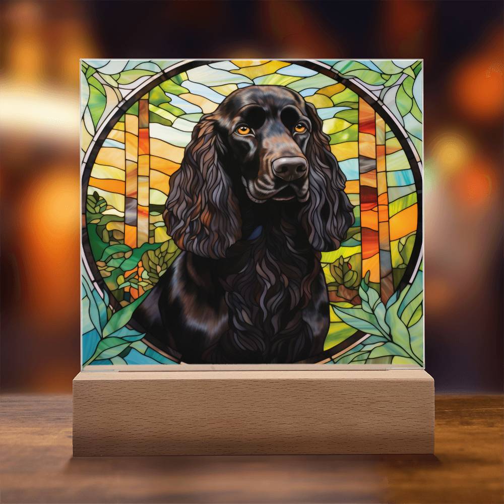 Black Cocker Spaniel Plaque