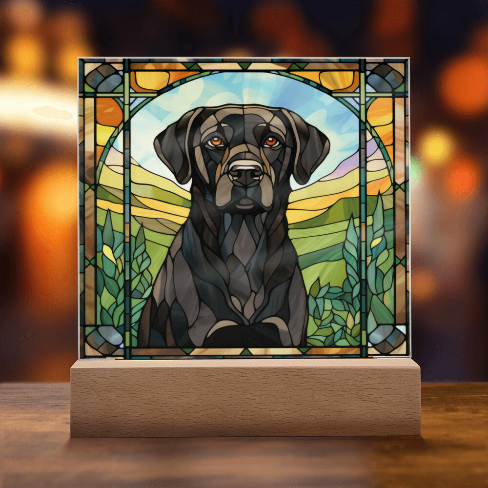 Black Lab Retriever Plaque