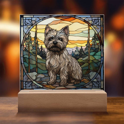 Cairn Terrier Square Acrylic Plaque