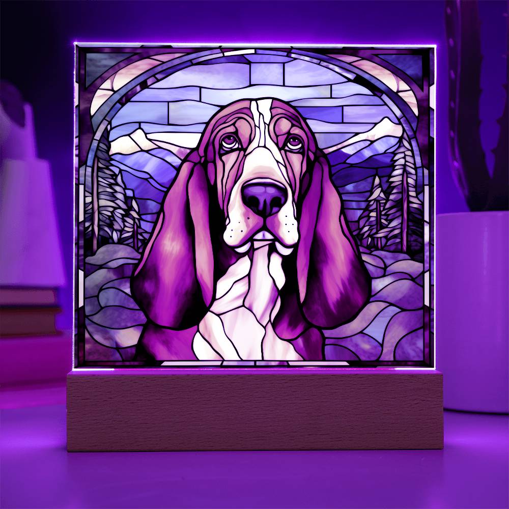 Basset Hound Acrylic Plaque