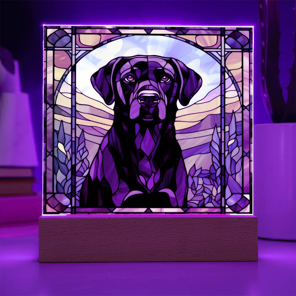 Black Lab Retriever Plaque