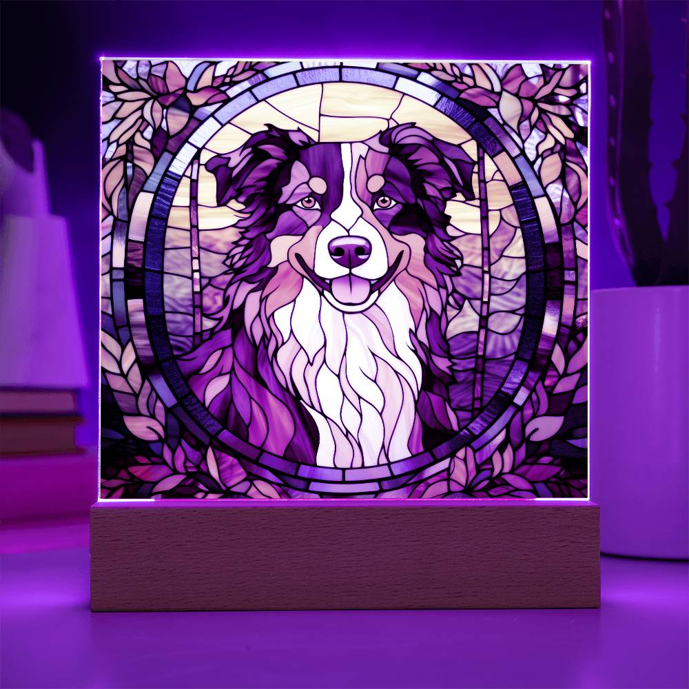 Acrylic Australian Shepherd Plaque