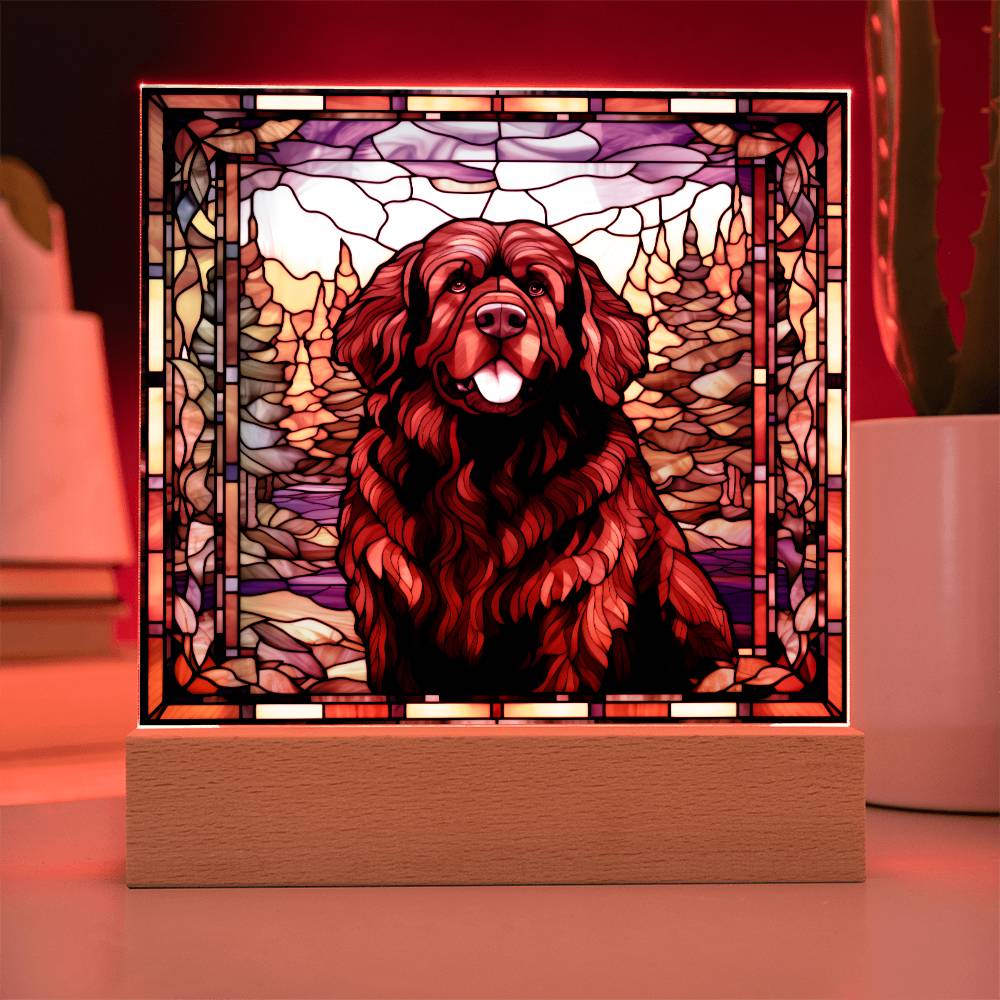 Brown Newfoundland Acrylic Plaque