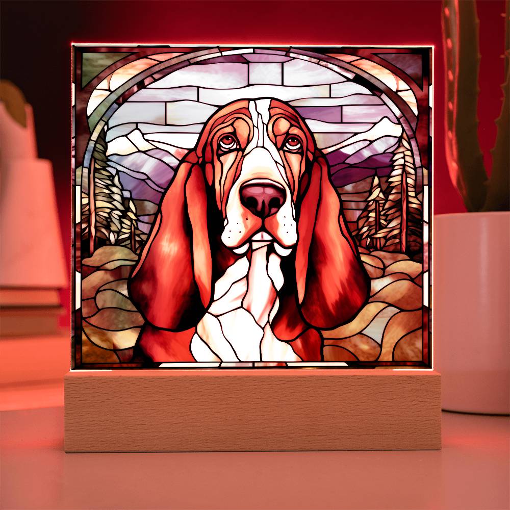 Basset Hound Acrylic Plaque