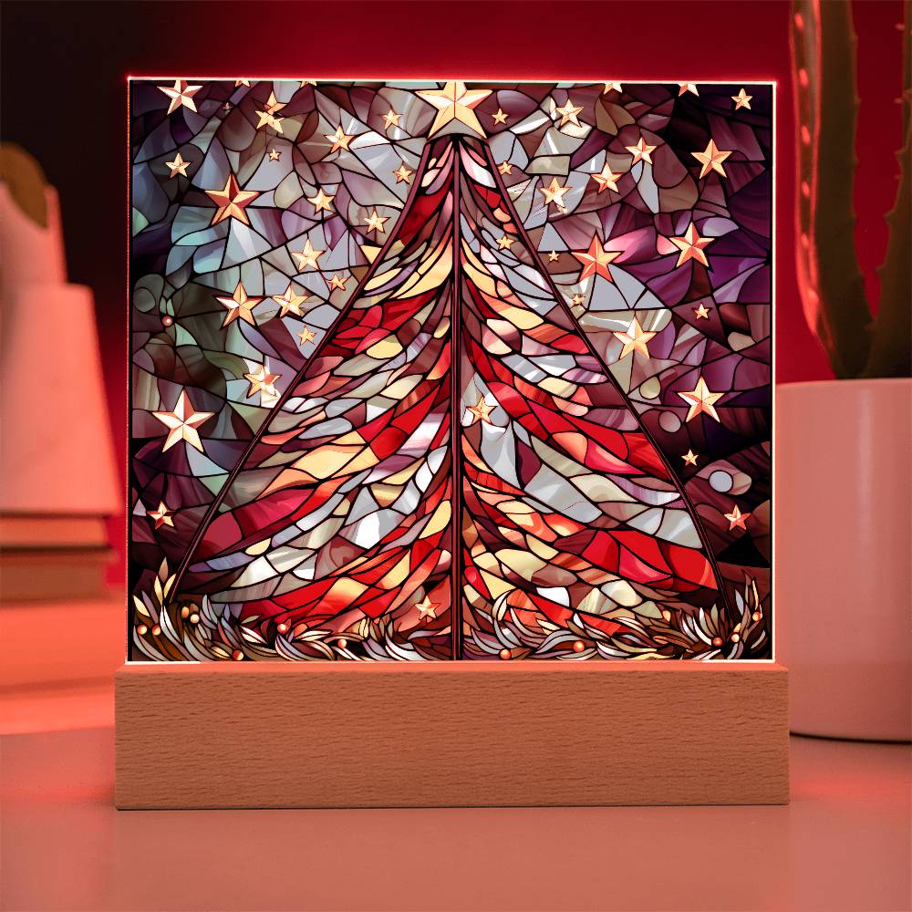 Christmas Tree Plaque Nightlight