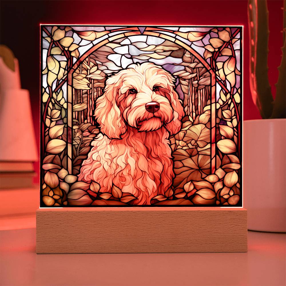 Goldendoodle Acrylic Plaque