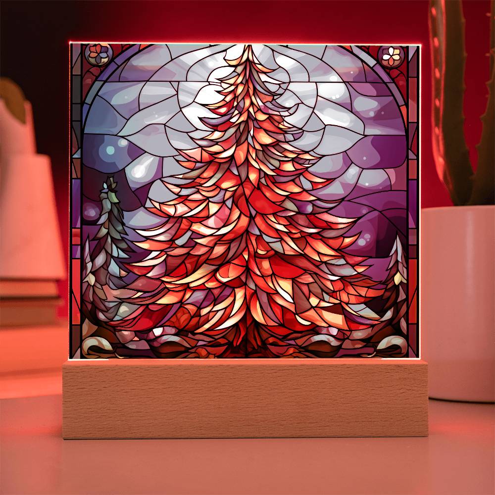 Christmas Tree Acrylic Plaque