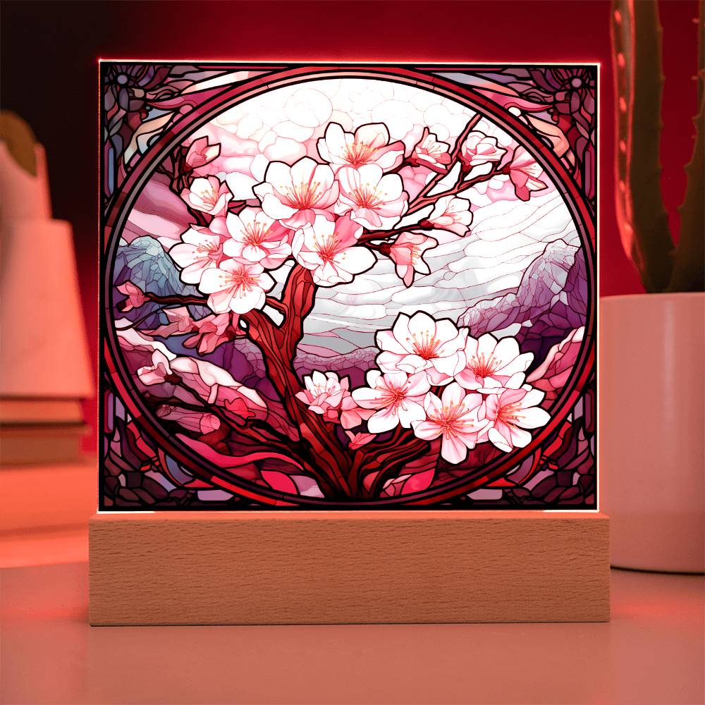 Cherry Blossom Tree Plaque