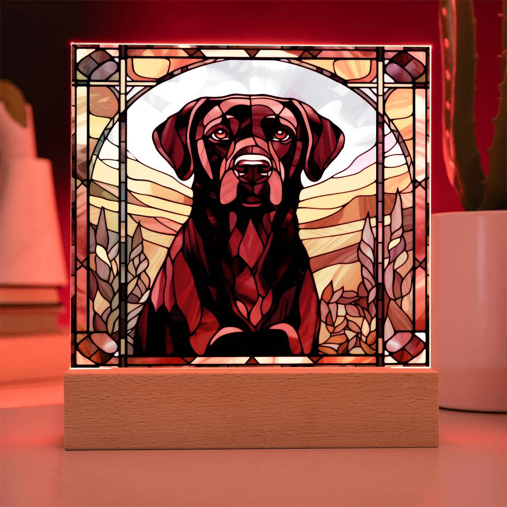 Black Lab Retriever Plaque