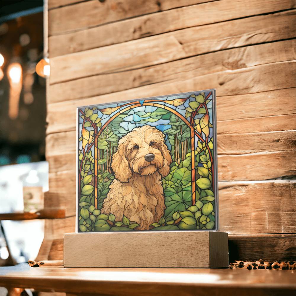 Goldendoodle Acrylic Plaque