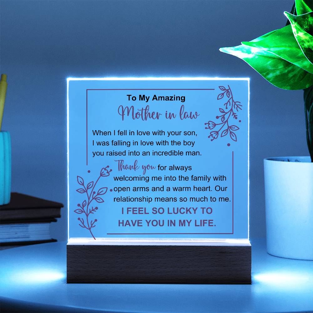 Mother In Law Acrylic Plaque