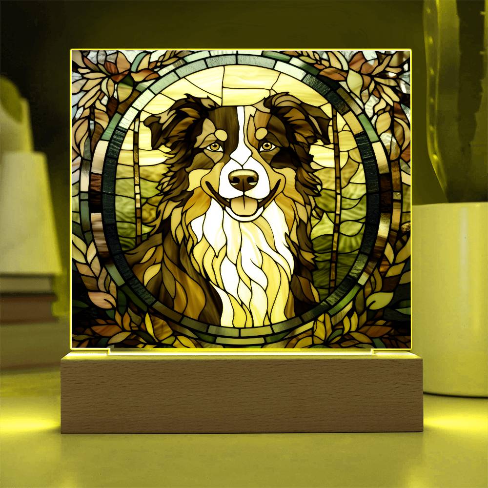 Acrylic Australian Shepherd Plaque