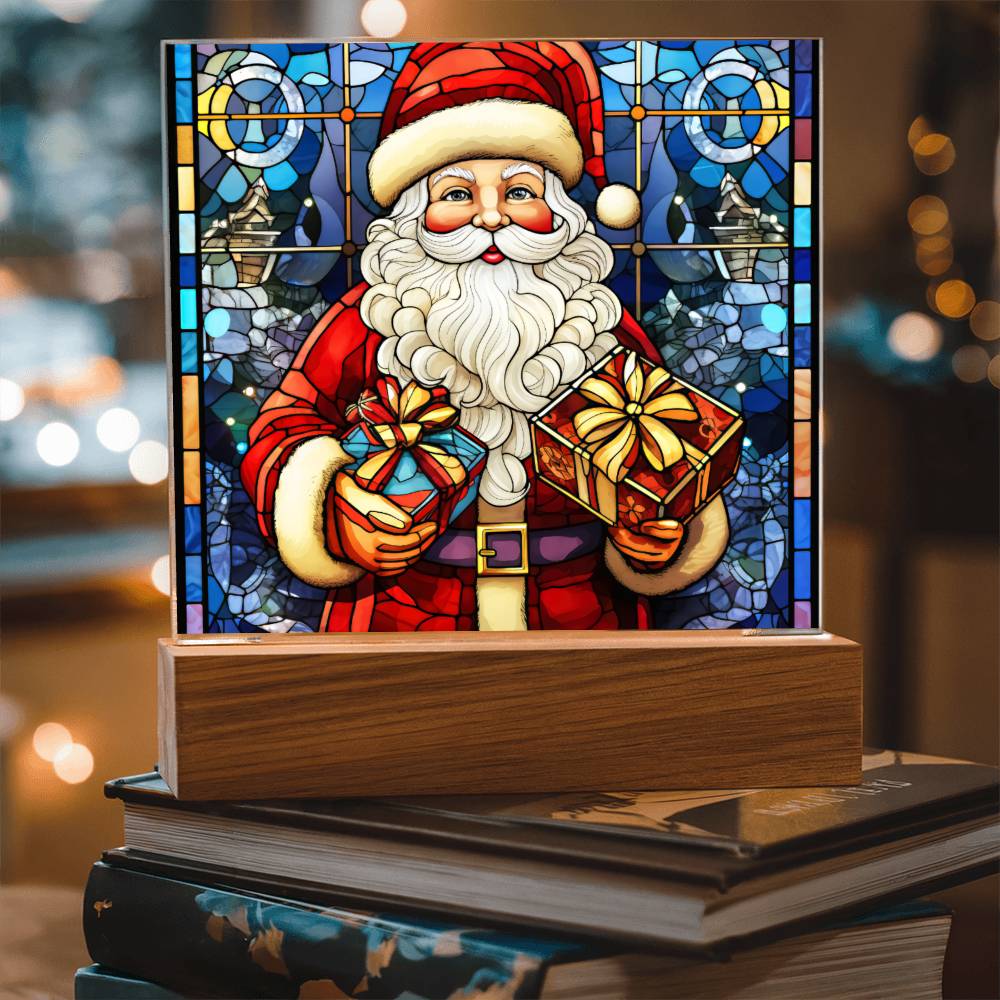 Christmas Santa Plaque Nightlight