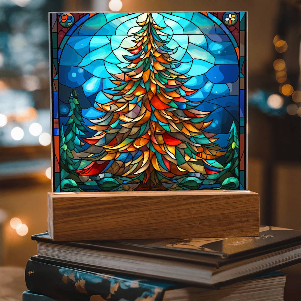 Christmas Tree Acrylic Plaque