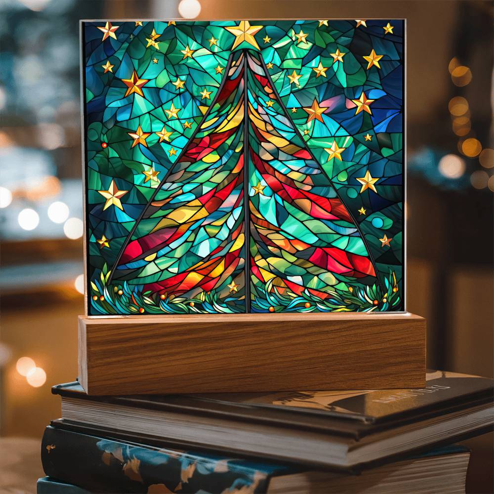 Christmas Tree Plaque Nightlight