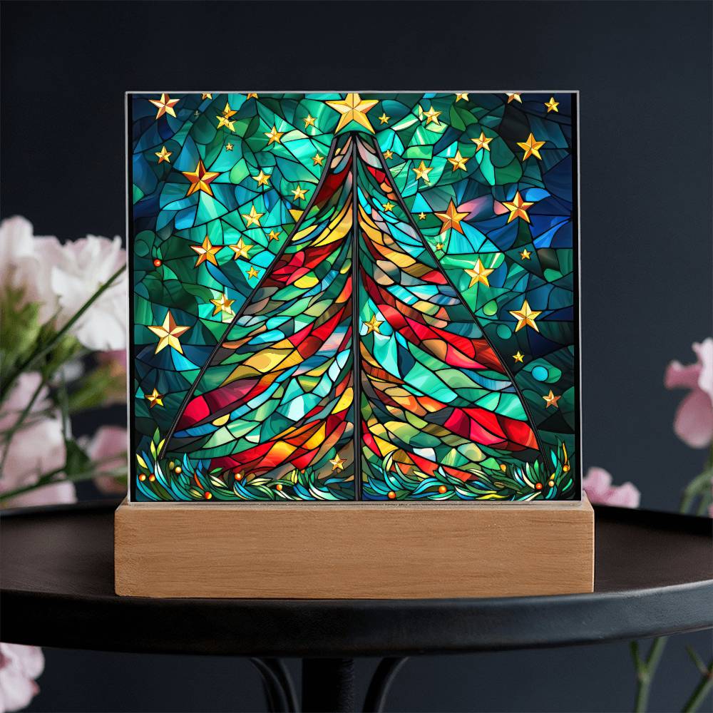 Christmas Tree Plaque Nightlight