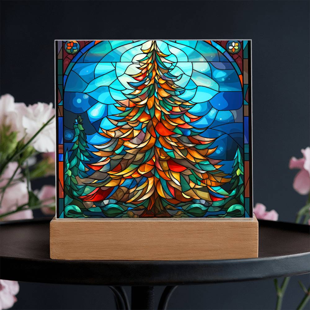 Christmas Tree Acrylic Plaque