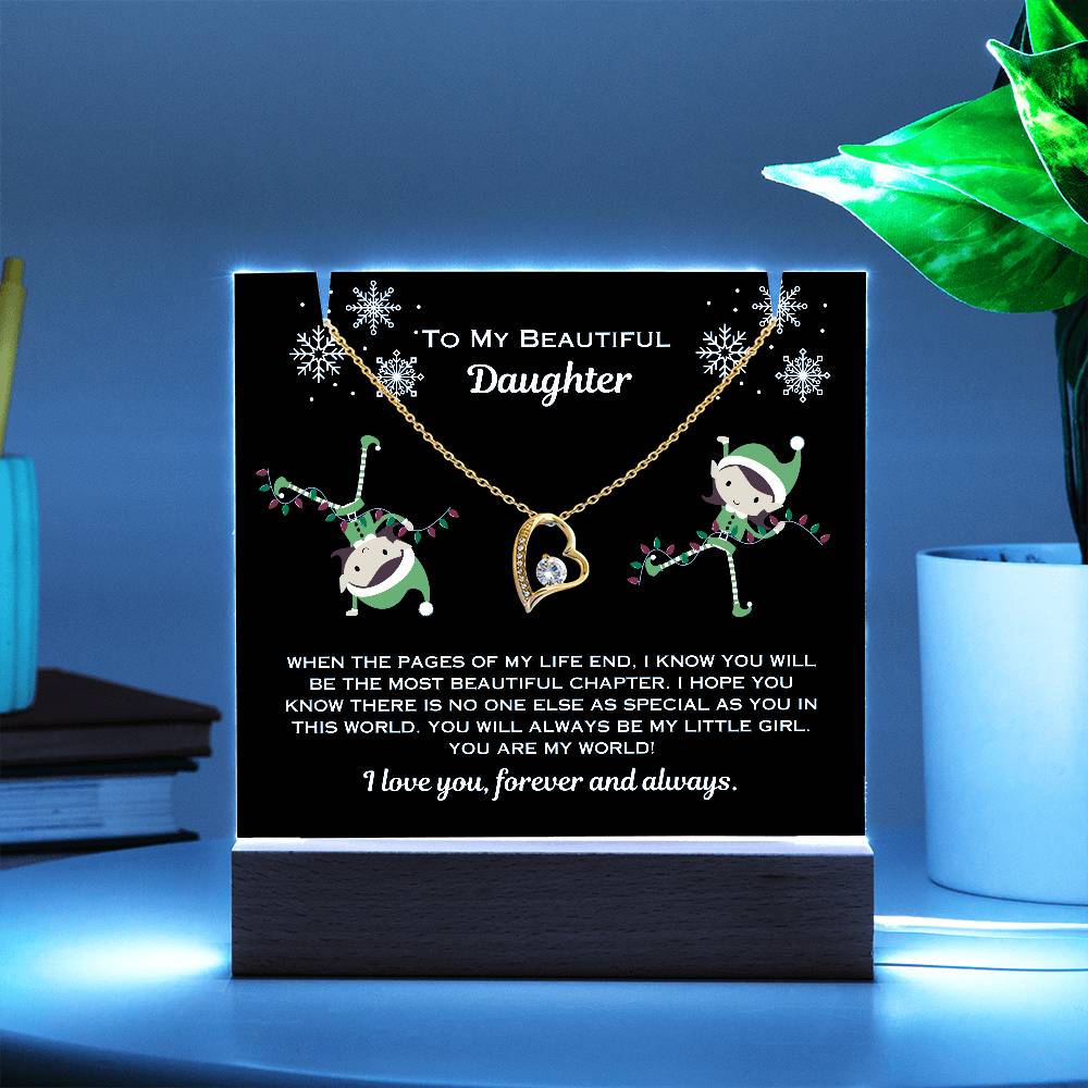 Forever and Always Daughter Keepsake