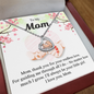 Baby Feet Heart Necklace for Mom
