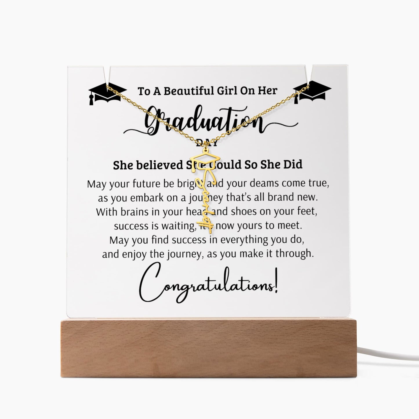 A Beautiful Girl Graduation Keepsake Bundle