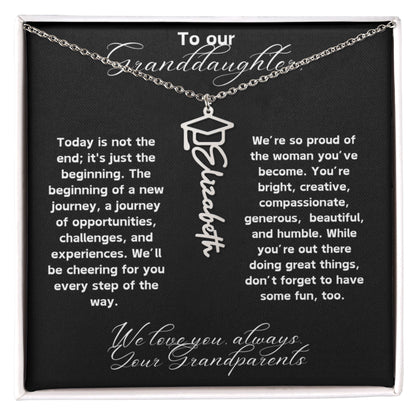 Granddaughter Graduation Gift Necklace